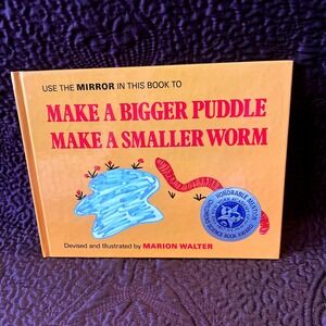 Vintage Childrens Book "Use The Mirror In This Book To Make A Bigger Puddle…1971